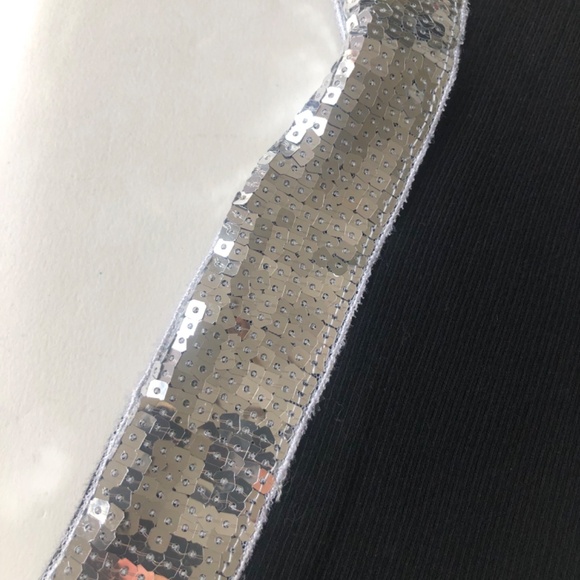 NWT Sequined Tank Top in Black L - Picture 4 of 7